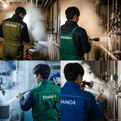 평택시 수도 배관 하수구 얼었을때 겨울철 동파 긴급 해결