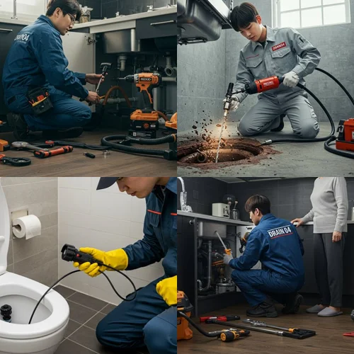 인산 고압세척 시원하게