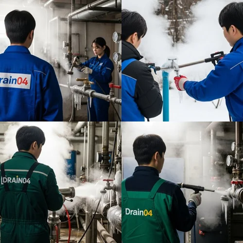 계양구 언 수도 녹임 배관 업체 꽁꽁 언 수도관 완벽 해빙