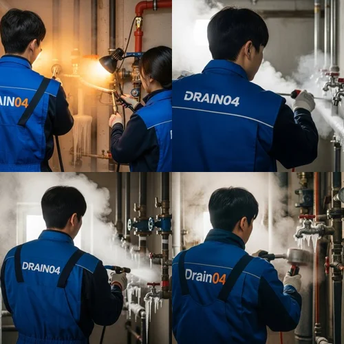 강동구 수도 배관 하수구 얼었을때 겨울철 동파 긴급 해결