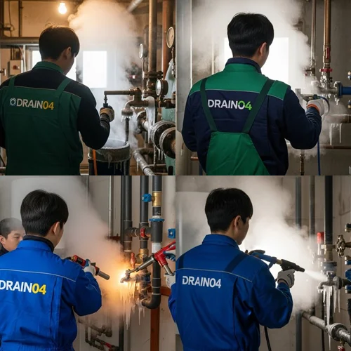 강동구 수도 배관 하수구 얼었을때 겨울철 동파 긴급 해결