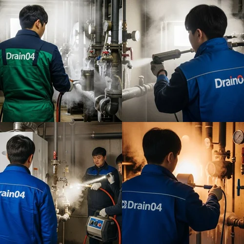 파주시 수도 배관 하수구 얼었을때 꽁꽁 언 수도관 완벽 해빙