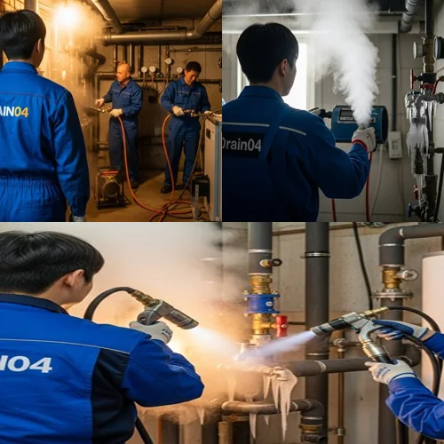 용인 수도 배관 하수구 얼었을때 수도 동파 신속하게 녹여