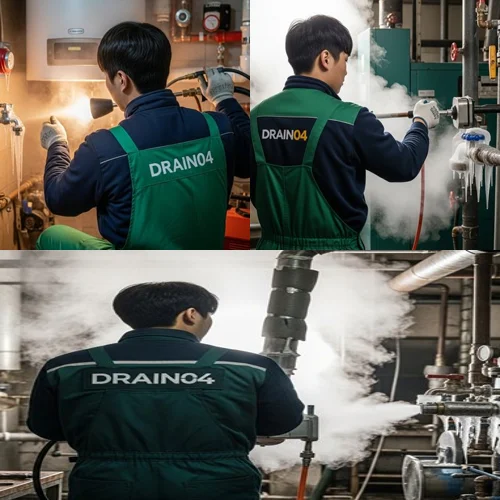 용인 수도 배관 하수구 얼었을때 수도 동파 신속하게 녹여