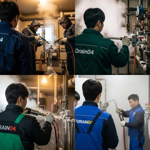 의정부시 수도 배관 하수구 얼었을때 겨울철 동파 긴급 해결