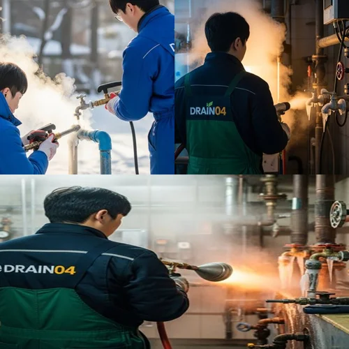 기흥구 수도 배관 하수구 얼었을때 꽁꽁 언 수도 녹여드립니다