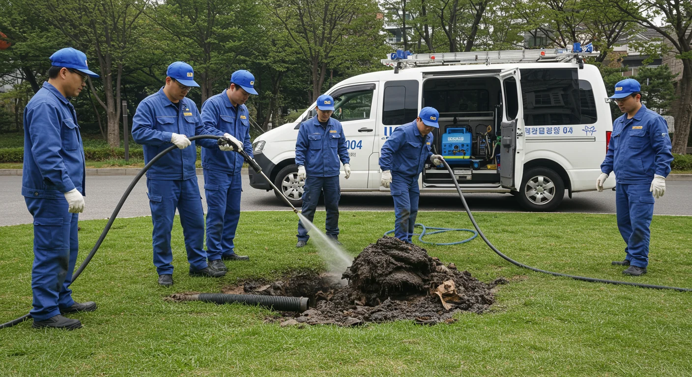 막힌 배관 뻥 뚫어드립니다 구리시 하수구고압세척