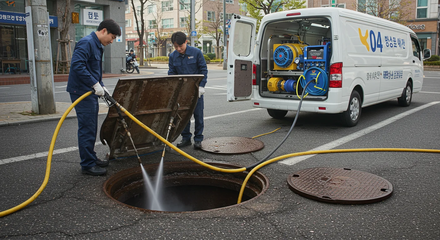 막힌 배관 뻥 뚫어드립니다 구리시 하수구고압세척