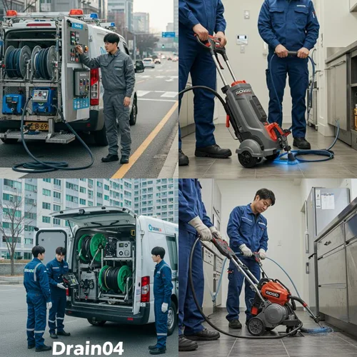 배관 기름때 00% 제거 인천 동구 하수구고압세척