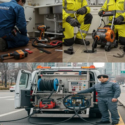 군포 하수구고압세척 아파트 횡주관 청소... 이젠 안심