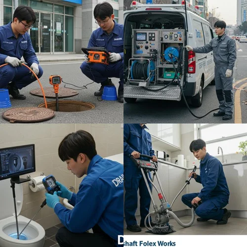 김포시 고압세척 공장 횡주관 청소... 속이 다 후련