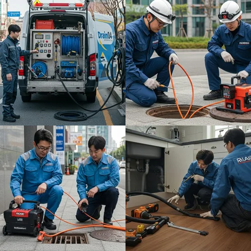 마포 고압세척 홍대 상가... 기름때와의 전쟁 선포