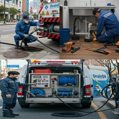 전원주택 횡주관 청소엔? 안성 하수구고압세척