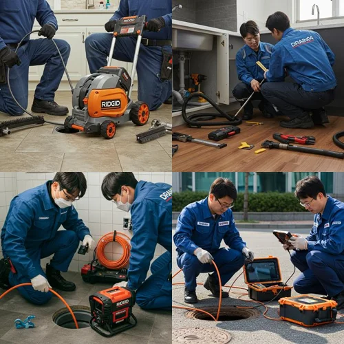 공장 배관 청소엔? 평택 하수구고압세척