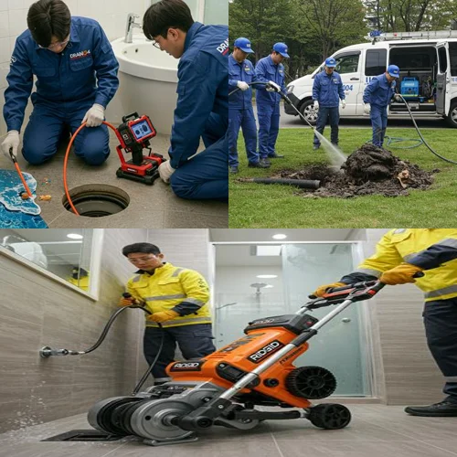 공단 배관 청소엔? 안산 고압세척