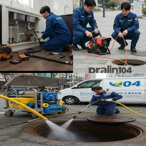 공단 배관 청소엔? 안산 고압세척