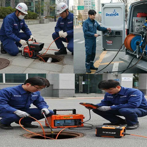 공단 배관 청소엔? 안산 고압세척