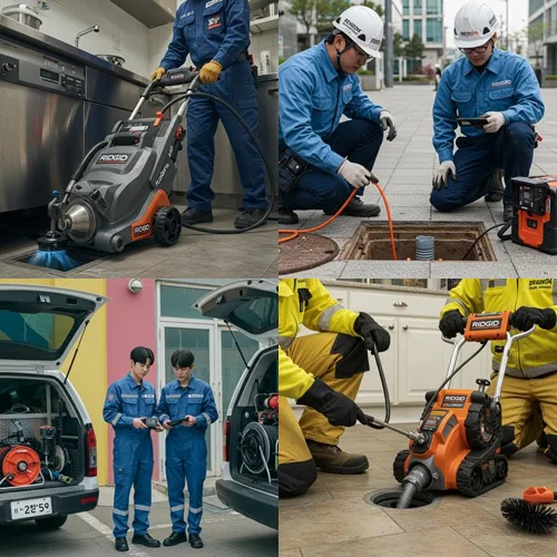 공단 배관 청소엔? 안산 고압세척