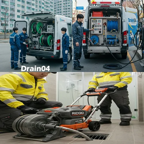 오산시 고압세척 누읍동 공장... 폐수 배관 청소