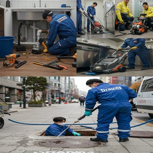 이천 하수구고압세척 막힘의 끝판왕이 나타났습니다