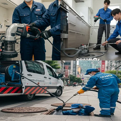 동두천시 하수구고압세척 공장 배관 청소 전문