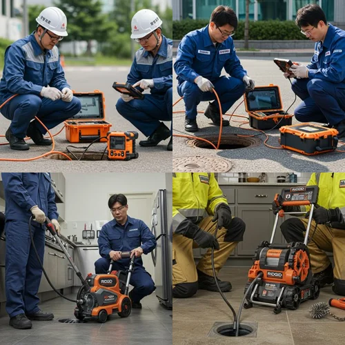 인천 동구 고압세척 공장 폐수 배관 청소