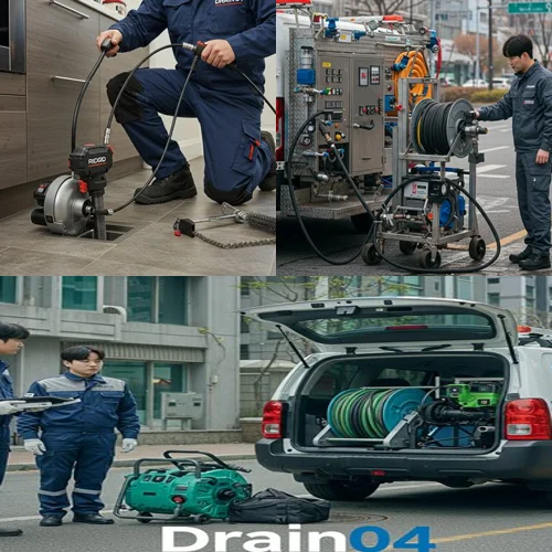 광진구 고압세척 건대입구 식당가 하수구