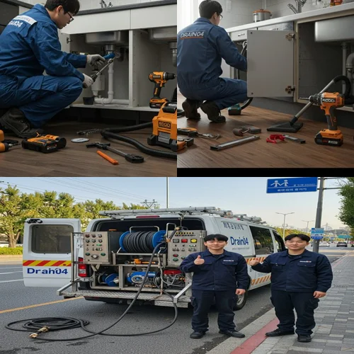 화성시 고압세척 동탄 상가 하수구 막힘