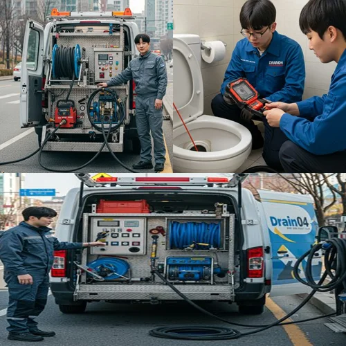 과천 고압세척 정부청사 인근 상가 하수구