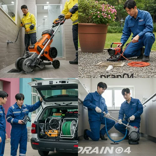 성남시 하수구고압세척 모란시장 하수구 막힘