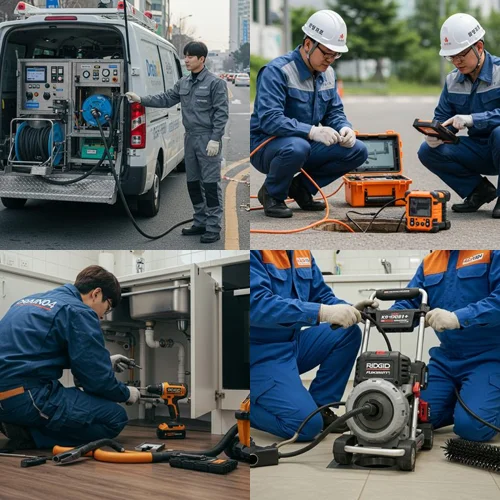도봉구 하수구고압세척 쌍문동 빌라 하수구