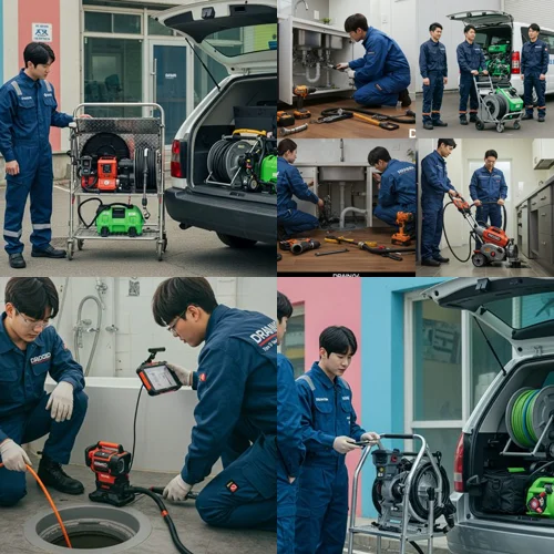 팔달구 고압세척 매산로 식당가 하수구