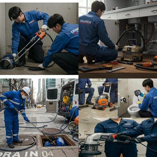 하남시 하수구고압세척 미사강변도시 상가