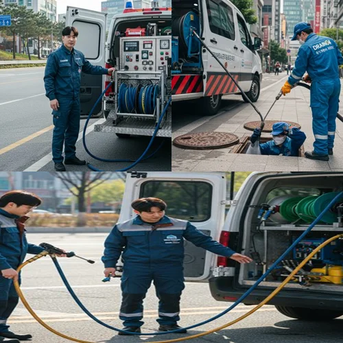 영등포 고압세척 타임스퀘어 인근 식당