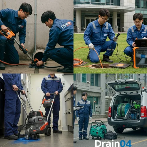 과천 하수구고압세척 과천 주공 아파트 횡주관