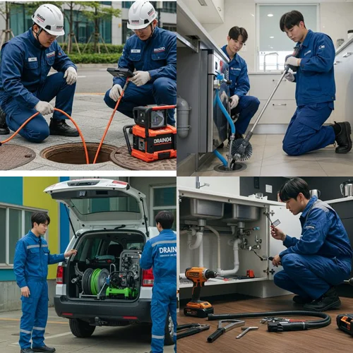 강남구 고압세척 테헤란로 빌딩 메인 배관