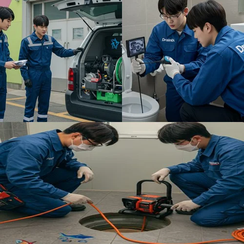 강남 하수구고압세척 기름 슬러지 제거 전문