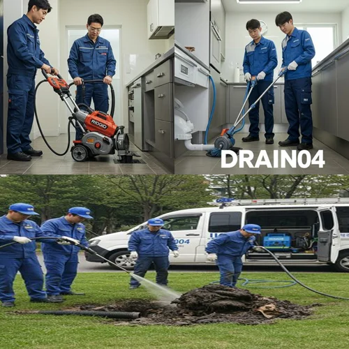 강서 고압세척 빌라 주차장 하수관 청소