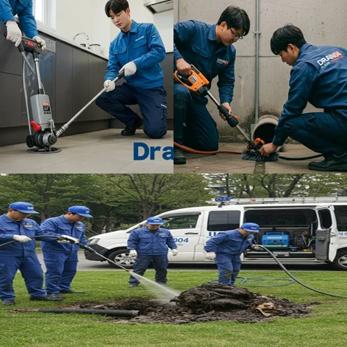 강서 고압세척 빌라 주차장 하수관 청소