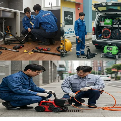 마포 고압세척 상가 식당 주방 배수구