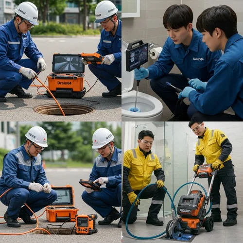 마포 고압세척 상가 식당 주방 배수구