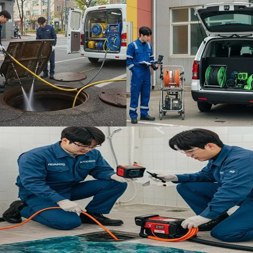 마포 고압세척 상가 식당 주방 배수구