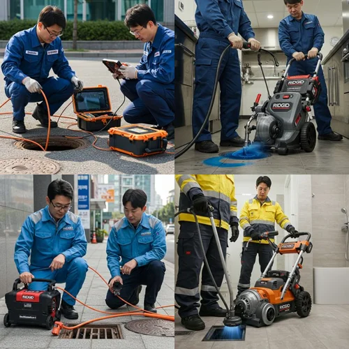 시흥시 하수구고압세척 시화공단 배관 청소