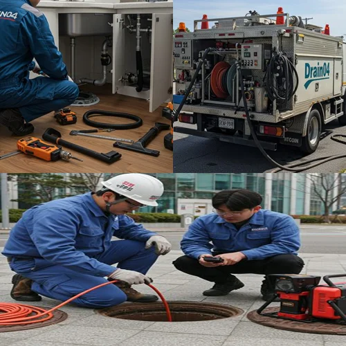 구리시 고압세척 상가 하수구 막힘 뚫음