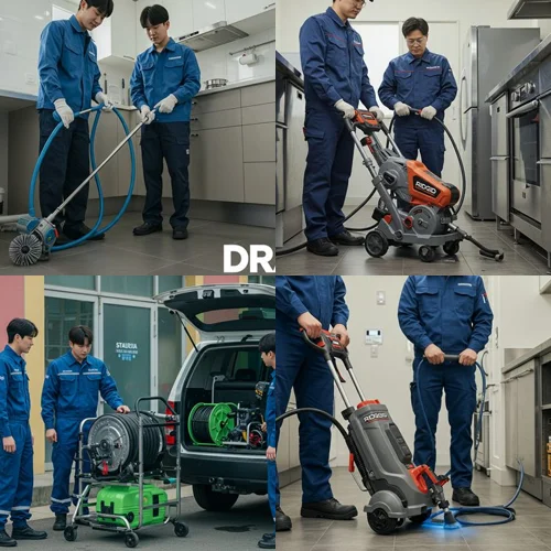 원미구 고압세척 아파트 저층 세대 역류 해결