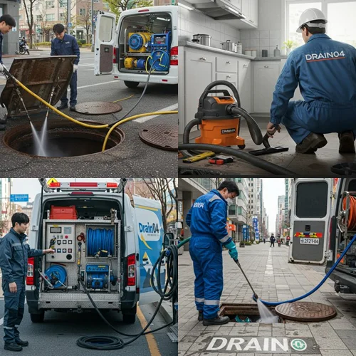 분당 하수구고압세척 아파트 메인 배관 청소