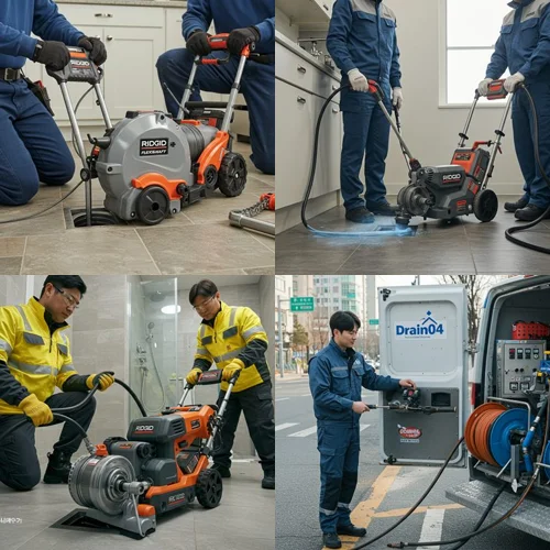 동작구 하수구고압세척 노량진 수산시장 하수구