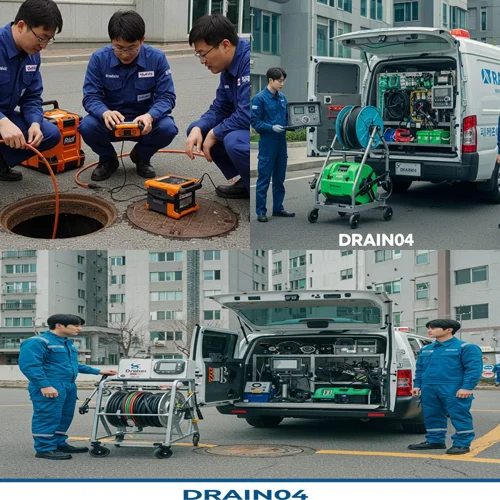 동작구 하수구고압세척 노량진 수산시장 하수구