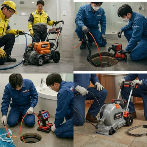 안양 고압세척 안양 일번가 식당 하수구