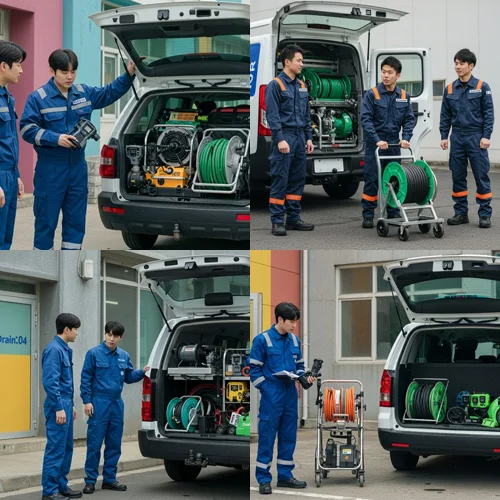 노원구 고압세척 상계동 아파트 횡주관